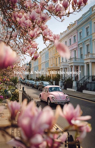 🎬🌸 Notting Hill — London Notting Hill is a district of London that became iconic after the film Notting Hill starring Julia Roberts and Hugh Grant. Today, it is one of the most cinematic areas of the city: pastel façades, flowers on balconies, vintage doors, antique shops, and cozy cafés. The neighborhood feels made for slow walks and aesthetic moments. 📍 Portobello Road The heart of the district and its main vibe: the famous market, vintage finds, street musicians, colorful houses, and a con