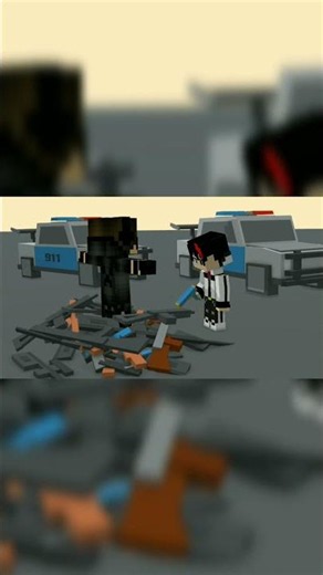 Drop All Your Weapons! [FT: ‪@penpendarkness02‬] #minecraftanimation #prisma3d #dubbing #3d