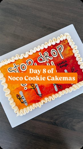 Noco Cookie Cakes on Instagram: "Im not sure how I turned this act of kindness into a Christmas Calendar situation but I’d expect nothing less from me honestly 👩🏻‍🚒💃🏼 #firemen #cookiecake #cakedecorating"