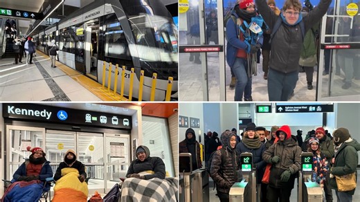A historic moment: Toronto reacts to Eglinton LRT opening