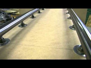 Supported linear rail for CNC on the cheap...