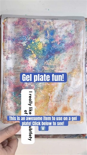 Baby powder gel prints! #gelpress #gelprinting #gelprints