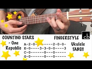 COUNTING STARS (One Republic) FINGERSTYLE Ukulele TUTORIAL