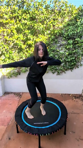 Hi Energy, Low Impact Rebounding Session... #rebound #cardio #exercise #cardio #lowimpactexercise