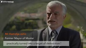 📺 Destroyed in 1993 the old bridge of Mostar symbolized tolerance and cultural diversity. Watch as the international community bands together to rebuild it! #Unite4Heritage | UNESCO