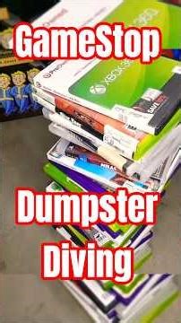 GameStop Dumpster Diving Scored Tons of Games!