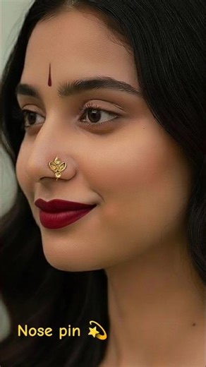 Easy way of making Nose pin 💫✨#shorts #youtubeshorts #viral
