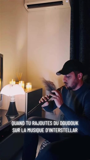 Exploration cosmique avec une touche envoûtante de #Doudouk sur la musique d'Interstellar par @Hans Zimmer