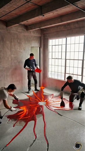 Concrete ➜ Molten Cracked Lava Floor! 🌋 | Cinematic Bedroom Reveal