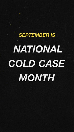 Did you know that September is #NationalColdCaseMonth? Learn more about why this month is important from founder Detective Aaron Benzick and get involved via Solve the Case. Stay on the case by catching up on Cold Case Files on the Crime Central app. | Cold Case Files
