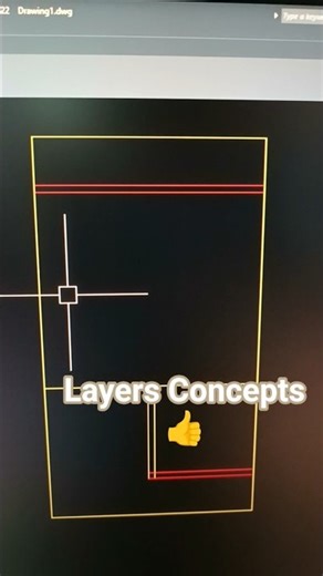 Layers Concept in AutoCAD #knowledge129 #knowledge