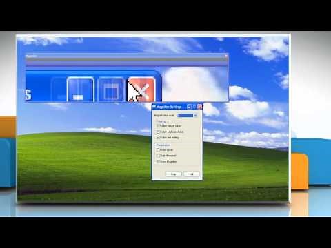 Windows® XP: Turn on Magnifier