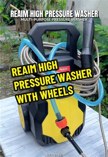 Explore the REAIM High Pressure Washer with Wheels