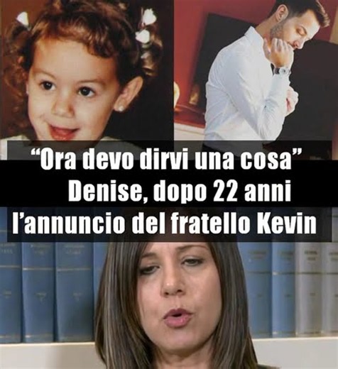 Denise Pipitone, after 22 years her brother Kevin's announcement ⤵️⤵️ #denisepipitone