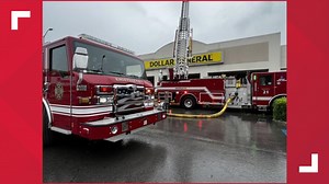 KFD crews responding to fire at Cedar Bluff Dollar General located in strip mall, no injuries reported