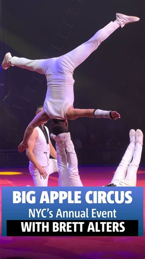 amNewYork on Instagram: "At the Big Apple Circus, as performers grace the stage and audience members shout and clap, it’s easy to believe that these acts are too good to be true. While these acts may seem out of this world, everything is real. From the danger to the thrill, nothing is fake, especially for the ringmaster, Brett Alters. To Alters, the circus is a “living, breathing entity—” and the 48th year sets the stage to prove exactly that. On Nov. 7, 2025, the Big Apple Circus opened its cur