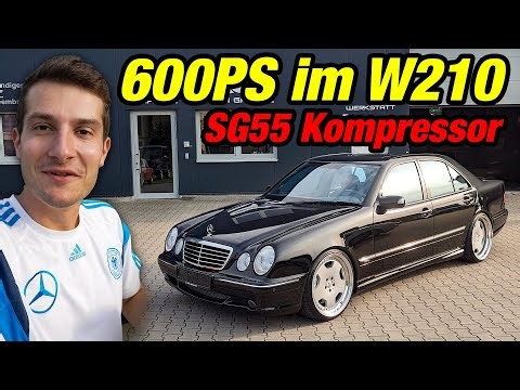 600PS im W210 mit E55 AMG Kompressor Motorswap!