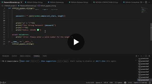 #cybersecurity #python #codsoft #internship #pyqt5 | R Nithish