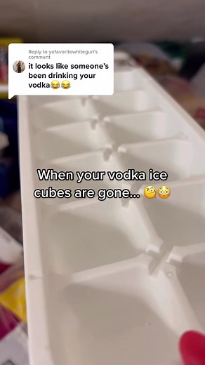 When Your Vodka Ice Cubes Are Gone