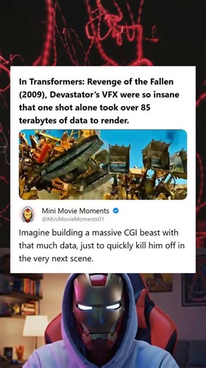 Transformers Revenge of the Fallen 2009 Devastator VFX Took Over 85 Terabytes of Data to Render One