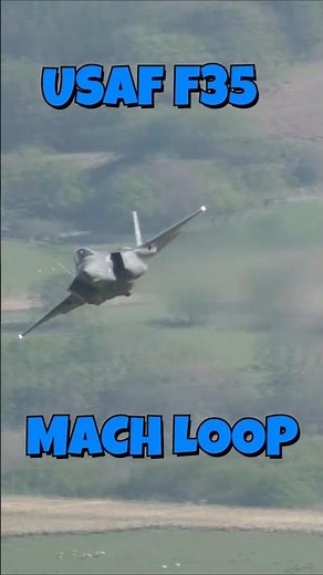 USAF F35 PULLOUT FROM LOW LEVEL #machloop #f35