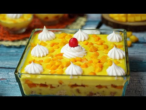 Mango Trifle Recipe | Creamy Mango Delight | Easy Mango Dessert SooperChef