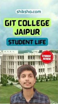 Student Life of a CSE Student at GIT College Jaipur #lcc #studentvlog #jaipur #trending