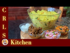 How to make delicious yellow rice in Sri Lankan style | CRLS Kitchen