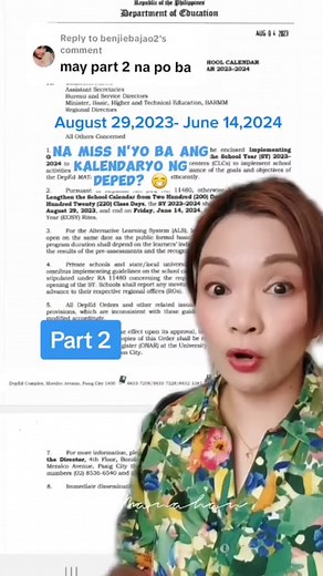 16K views · 475 reactions | New DepEd Calendar and Activities for the School Year from DepEd Order No. 22,s.2023 focus muna tayo sa August 2023. Follow me for more updates. Full video on my Profile. #BrigadaEskwela #BrigadaEskwela2023 #teacherbeia #mombeia #fbreels #depedteacher #DepEdUpdate #depedcalendar | Beia Manahan | Facebook