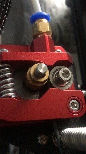 Ender 3 keeps making a click noise on extruder.. I removed my dampener and screwed it in all the way.
