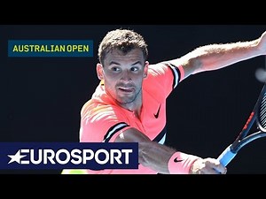 Grigor Dimitrov v Dennis Novak Highlights | Australian Open 2018 Round 1 | Eurosport