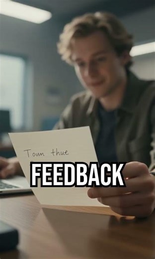 When feedback gets too real! #OfficeHumor #FeedbackFun