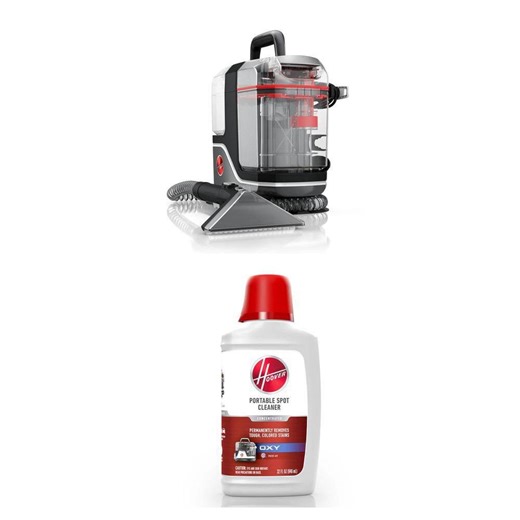 HOOVER CleanSlate XL Corded Portable Spot Cleaner and 32 oz. Oxy Spot Cleaner Solution Combo - The Home Depot