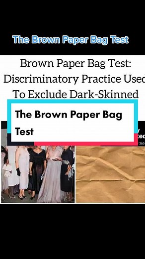 Understanding the Brown Paper Bag Test in Black History