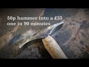 Recycle a 50p hammer into an expensive fluting hammer. Save £35.