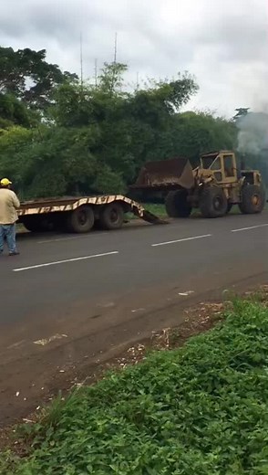 Front Loader Operation in a Scenic Environment