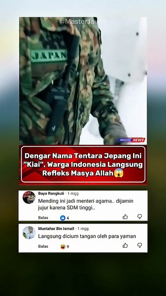 🇯🇵 Tentara Jepang Ini Bilang Namanya “Kiai”, Warga Indonesia Langsung “Masya Allah” 😳 #shorts