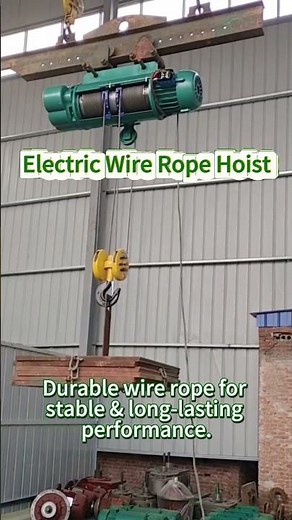 Electric Wire Rope Hoist | High Efficiency Lifting Equipment for Industry Use