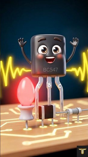 How Transistors Work (In 30 Seconds!) ⚡ Tiny Chip, BIG Power #ai #animation #shorts