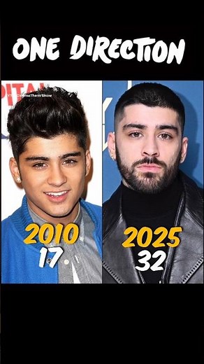 One Direction (2010-2025) ⭐ Then Vs Now | #shorts