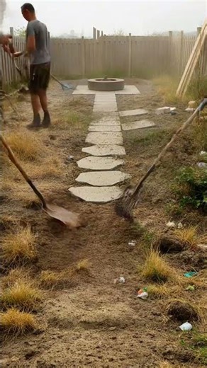 Backyard Path Transformation | Amazing Garden Before & After Makeover #craftyliving #diycrafts #made