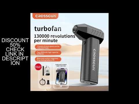 CROSSGUN New Jet Fan Strong Portable Power Handheld Dust Elimination Computer Hurricane Storm Source