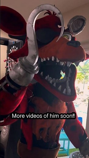 Making Withered Foxy in just ONE WEEK!! #cosplay #fnafmovie #witheredfoxy