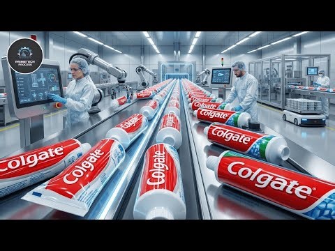 Inside the Toothpaste Factory – How Modern Machines Create Perfect Toothpaste (Full Process)