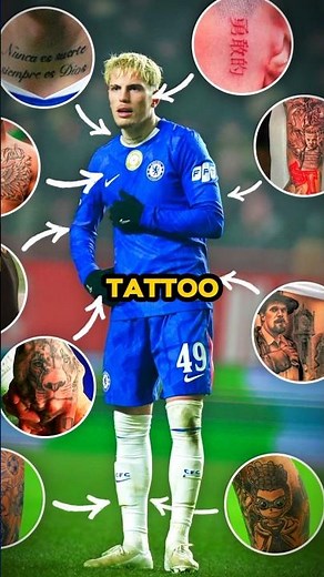 Garnacho's Unique Tattoos – 'Valiente' Head Ink to Prison Break Sleeves! 😲⚽