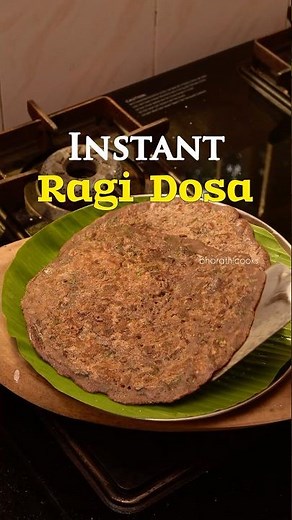 Instant Ragi Dosa Recipe‼️
