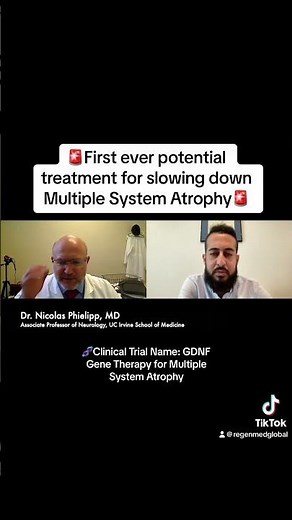 First ever potential treatment for Multiple System Atrophy