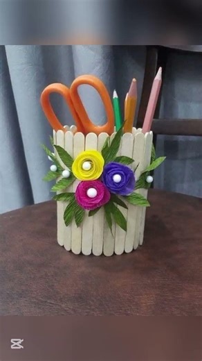 Creative Popsicle Craft Ideas #shorts #shortsfeed #foryou #popsiclestickcraft #Bestoutofwaste