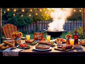 ☀️ Ultimate Father’s Day BBQ Ambience with Chill Music, Grilling & Summer Vibes