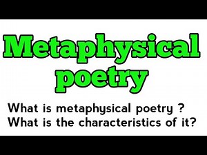 Metaphysical poetry | What is metaphysical poetry? | Metaphysical poets | John Donn | Literature